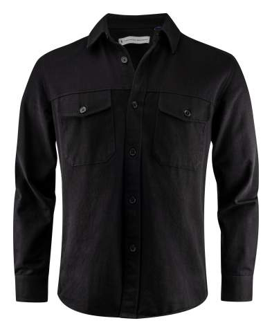 Highwoods – overshirt (unisex), Svart – James Harvest (1)