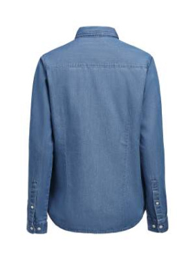 Sayville – skjorta (dam), Ljus denim – James Harvest (3)