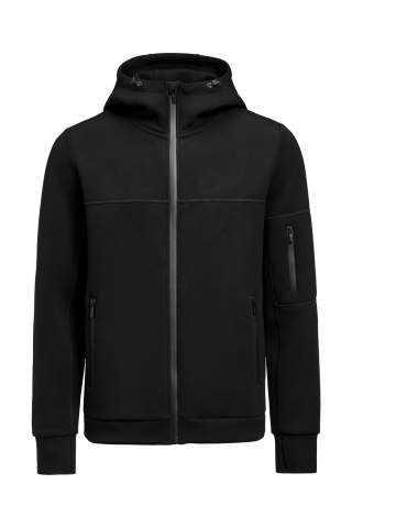 Montana hoodie – mellanlagertröja, Svart – James Harvest (1)