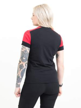 Prime – T-shirt (dam), Svart/Röd – Printer PRIME (4)