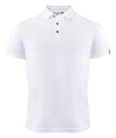Brookings Pique Modern Fit – pikétröja (herr), Vit – James Harvest (1)