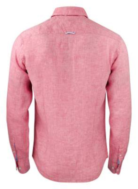 IB33 Linen Regular Fit – skjorta (herr), Röd – J.Harvest & Frost (2)