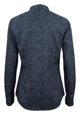 IB37 Poplin Woman – skjorta, Marinblåblå blommig - J.Harvest & Frost (2)