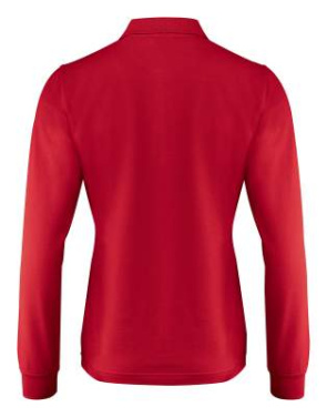 Surf Pro L/S Pique – pikétröja (dam), Röd – Printer Essentials (2)