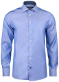 RB122 Twill Slim Fit – skjorta (herr), Mellanblå