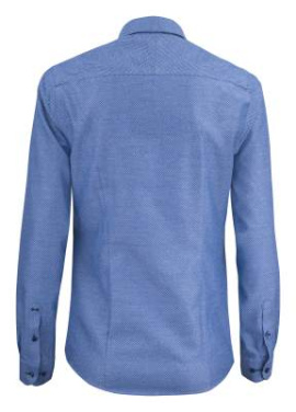 PB144 Brushed Jacquard – skjorta (dam), Blå – J.Harvest & Frost (2)