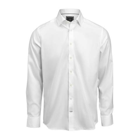 BB60 Twill Slim Slim Fit – skjorta (herr), Vit – J.Harvest & Frost (1)