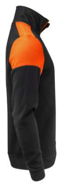 Prime Half Zip – tröja (unisex), Svart/Orange – Printer PRIME (2)
