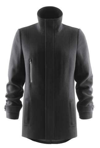 Hybrid Wool Coat Woman – jacka (dam), Svart – J.Harvest & Frost (1)