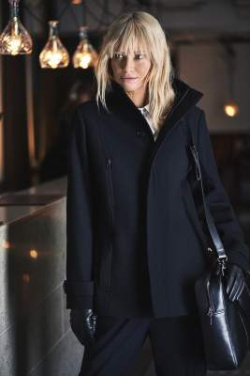 Hybrid Wool Coat Woman – jacka (dam), Svart – J.Harvest & Frost (4)