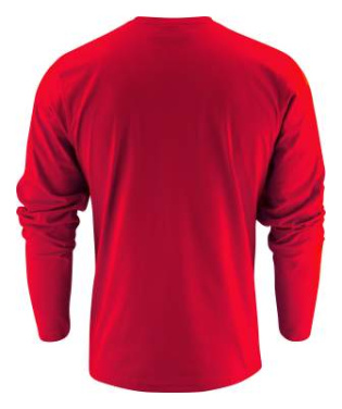 Heavier Pro L/S – T-shirt (herr), Röd – Printer Essentials (4)