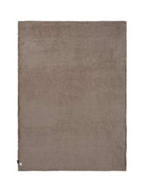 Plaid Jaquard – fleece, Nougat – Kosta Linnewäfveri (4)