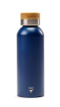 Thermos with bamboo lid – vattenflaska, Marinblå