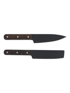 Köksknivar Svarta 2-pack, Svart – Orrefors Jernverk (2)