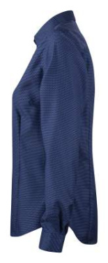 PB49 Jacquard – skjorta (dam), Marinblåblå/Vit prickig - J.Harvest & Frost (4)