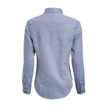 YB55 Jacquard Contemporary Fit – skjorta (dam), Mellanblå – J.Harvest & Frost (3)