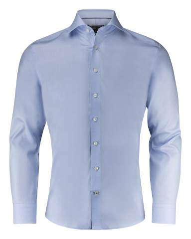 BB60 Twill Regular Fit – skjorta (herr), Himmelsblå – J.Harvest & Frost (1)