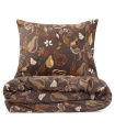 Bäddset Bandene Satin, Brun