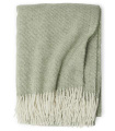Wool Winton – pläd, Grön
