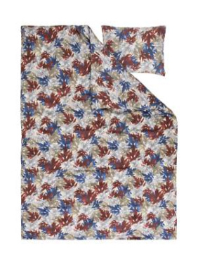 Bäddset Brené Satin, Vinröd – Kosta Linnewäfveri (2)