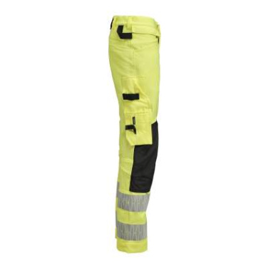 2271 Craftsman Hi-Vis – byxor (dam), gul/svart – Jobman (2)