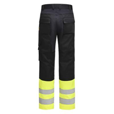 2416 Service Hi-vis – byxor (dam), Svart/Gul – Jobman (3)