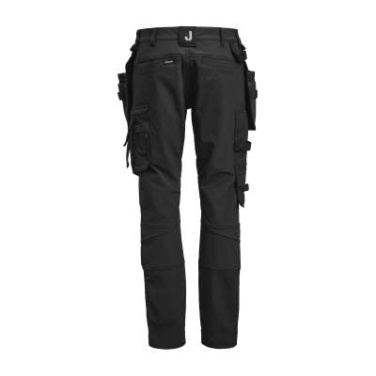 2371 Craftsman Stretch – byxor (dam), svart – Jobman (2)