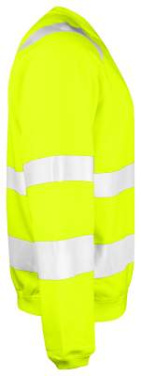 1150 Hi-Vis – sweatshirt, gul – Jobman (4)