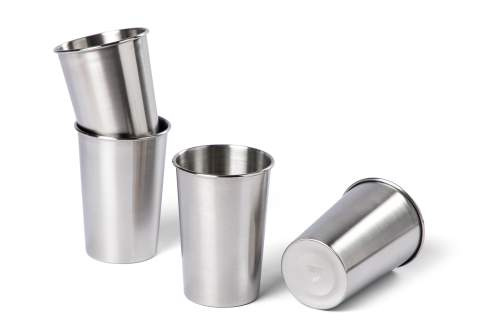 Stålmuggar 4-pack, Stålgrå - Orrefors Hunting (1)