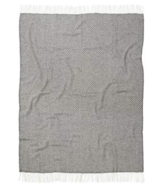Wool Alba – pläd, Grå – Kosta Linnewäfveri (2)
