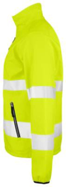 1202 Hi-Vis – softshelljacka, gul – Jobman (2)