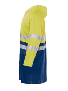 1565 Regnjacka Hi-Vis, gul/marinblå – Jobman (3)