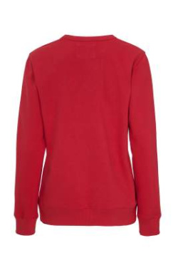 Crew Neck Lady – sweatshirt, Röd – Cottover (2)