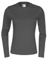 Long Sleeve Lady – T-shirt, Kolgrå
