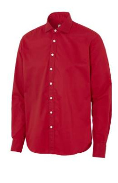 Twill Comfort Man – skjorta, Röd – Cottover (2)