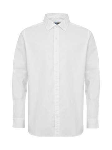 Poplin Comfort Man – skjorta, Vit – Cottover (1)
