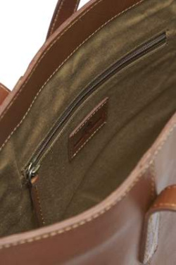 Leather Line Tote – väska, Cognac – Derby of Sweden (4)