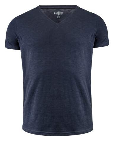 Whailford – T-shirt (herr), Marinblå - James Harvest (1)