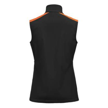 Prime Softshell – väst (dam), Svart/Orange – Printer PRIME (3)