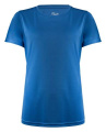 Run – T-shirt (dam), Klarblå