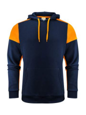 Prime – huvtröja (unisex), Marinblåblå/Neon Orange