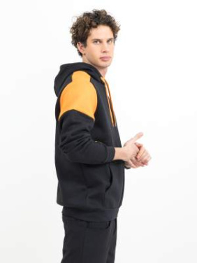 Prime – huvtröja (unisex), Svart/Orange – Printer PRIME (2)