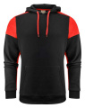 Prime – huvtröja (unisex), Svart/Röd