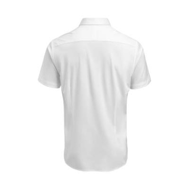 IB132 Interlock Knit S/S Regular Fit – skjorta (herr), Vit – J.Harvest & Frost (4)