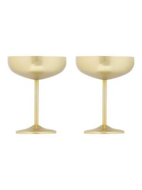 Champagne Coupe 2-pack, Guld – Orrefors Jernverk (2)