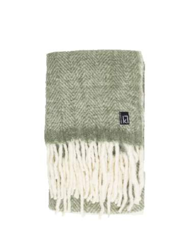 Wool – pläd, Grön – Kosta Linnewäfveri (1)