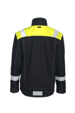 1179 – vinterjacka, svart/gul – Jobman (3)