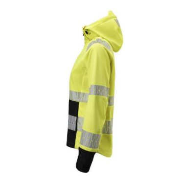1377 Hi-Vis – softshelljacka (dam), Gul/Svart – Jobman (2)
