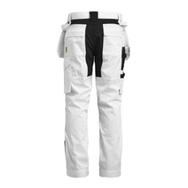 2326 Craftsman Stretch – byxor, Vit/svart – Jobman (3)