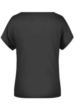 Dam-Casual-T OCS Standard, svart – James & Nicholson (4)